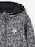 Sports Sweatshirt with Flower Print in Techno Fabric for Girls anthracite+ecru+printed green - vertbaudet enfant 