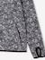 Sports Sweatshirt with Flower Print in Techno Fabric for Girls anthracite+ecru+printed green - vertbaudet enfant 
