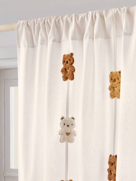 Dimout curtain with OURSON garland beige - vertbaudet enfant 