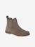 Boots enfant fille cuir zippées lot beige+noir+taupe - vertbaudet enfant 