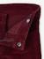 Slim Leg Corduroy Trousers for Boys bordeaux red+Tan - vertbaudet enfant 