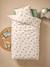 Parure housse de couette et taie d'oreiller enfant WILD ANIMALS blanc imprimé - vertbaudet enfant 