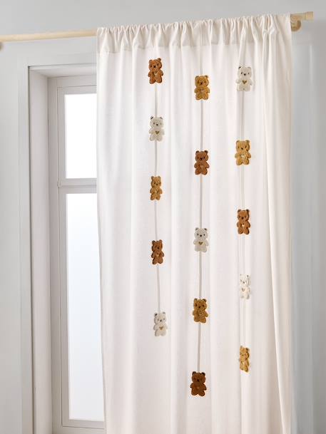 Dimout curtain with OURSON garland beige - vertbaudet enfant 