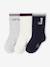 Pack of 3 Pairs of Socks for Girls, JONEN ecru - vertbaudet enfant 