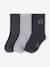 Pack of 3 pairs of JONEN girls' socks anthracite - vertbaudet enfant 
