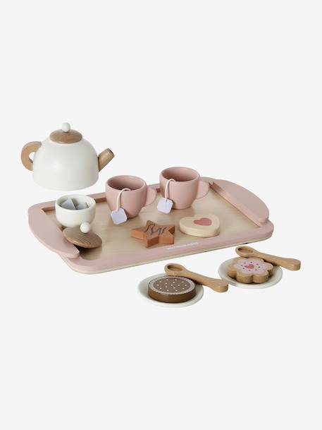 Tea Set in FSC® Wood rose - vertbaudet enfant 