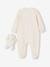 Velvet sleepsuit and comforter set ecru - vertbaudet enfant 