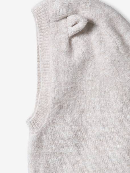 Girl's balaclava with cat ears ecru - vertbaudet enfant 