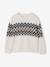 Long Sleeve Jacquard Jumper for Boys ecru - vertbaudet enfant 