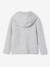 Zipped Hooded Cardigan for Boys marl grey - vertbaudet enfant 