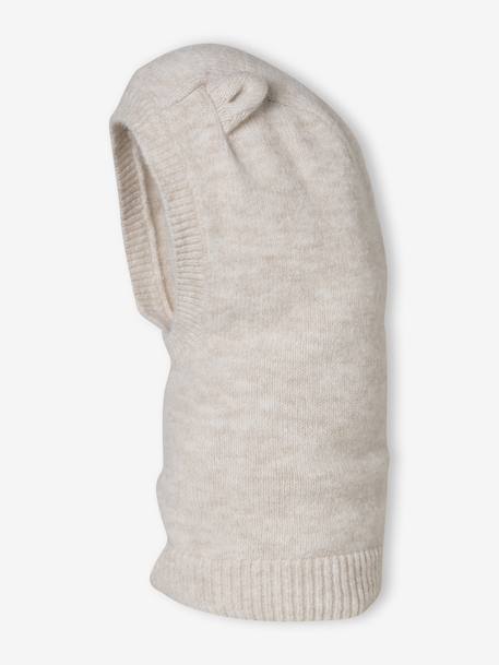 Girl's balaclava with cat ears ecru - vertbaudet enfant 