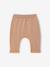 Trousers in Cotton Fleece, for Newborn Babies 6316+camel+rose - vertbaudet enfant 