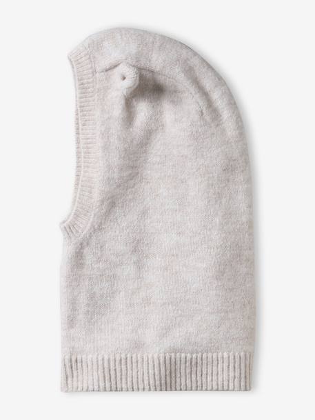 Girl's balaclava with cat ears ecru - vertbaudet enfant 