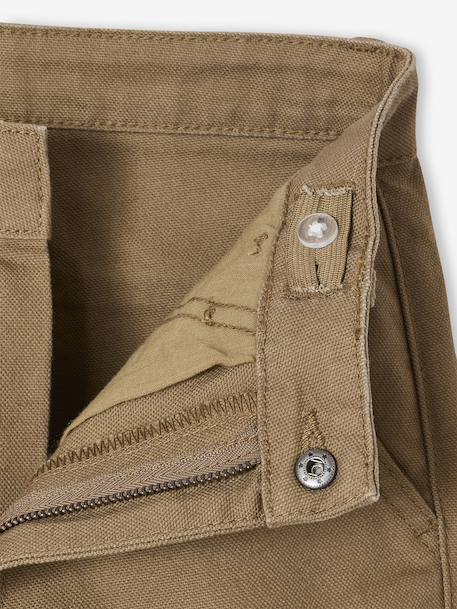 Loose Canvas Trousers JONEN cappuccino - vertbaudet enfant 
