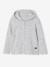 Zipped Hooded Cardigan for Boys marl grey - vertbaudet enfant 