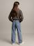 Girl's The Rolling Stones® hooded sweatshirt anthracite - vertbaudet enfant 