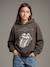 Girl's The Rolling Stones® hooded sweatshirt anthracite - vertbaudet enfant 