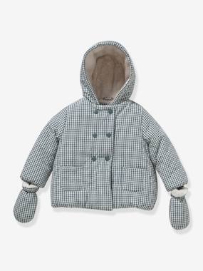 Baby-Outerwear-Coats-Sherpa-Lined Lightweight Jacket for Babies, CYRILLUS 