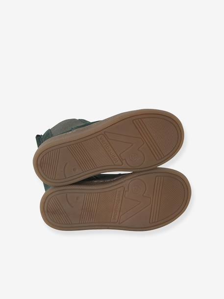 Leather Boots for Girls bronze+camel+green+navy blue - vertbaudet enfant 