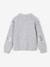 Girl's Christmas cardigan with sequin stars marl grey - vertbaudet enfant 