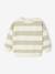 Baby sweatshirt + dungaree set khaki - vertbaudet enfant 