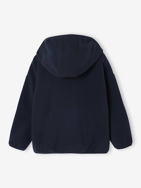 Hooded Fleece Sweatshirt for Boys slate blue - vertbaudet enfant 