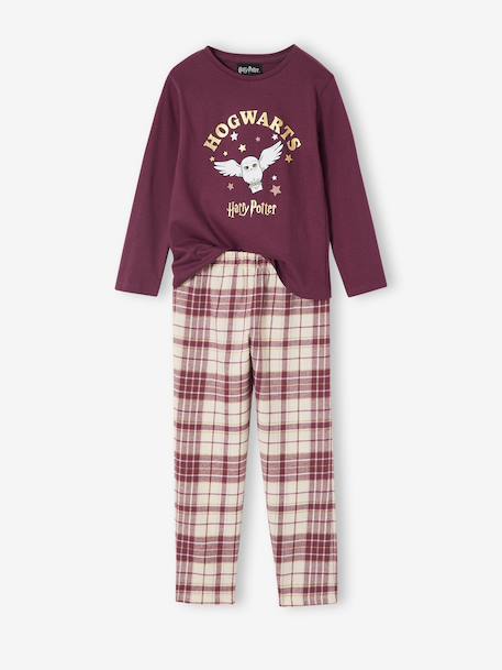 Harry Potter® Flannel Pyjamas for Girls plum - vertbaudet enfant 