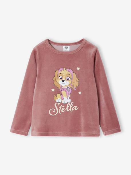 Girls' PAT PATROUILLE® pyjamas in velvet blush - vertbaudet enfant 