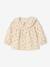 Blouse bébé imprimée en velours vanille - vertbaudet enfant 