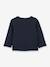 Cardigan in organic cotton fleece for babies CYRILLUS navy blue - vertbaudet enfant 