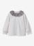 T-shirt col en tissu Liberty bébé coton biologique rose - vertbaudet enfant 