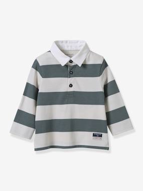 Bébé-T-shirt, sous-pull-Polo rugby bébé coton biologique