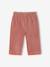 Baby wide-leg velvet trousers old rose - vertbaudet enfant 