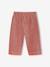 Baby wide-leg velvet trousers old rose - vertbaudet enfant 
