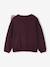Sequinned Bow Sweatshirt for Girls plum - vertbaudet enfant 
