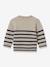 Pull marinière bébé laine beige - vertbaudet enfant 