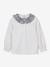 T-shirt col en tissu Liberty bébé coton biologique rose - vertbaudet enfant 