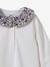 T-shirt with Liberty fabric collar in organic cotton for babies by CYRILLUS rose - vertbaudet enfant 