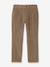 Boys' velvet chino trousers CYRILLUS green - vertbaudet enfant 
