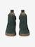 Boots fille cuir zippées bronze+camel+marine+vert - vertbaudet enfant 