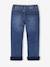 Fleece-Lined Denim Jeans for Boys stone - vertbaudet enfant 