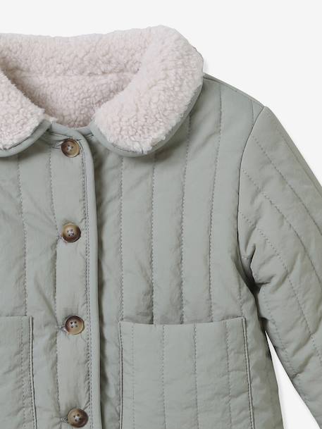 Veste réversible bébé vert d'eau - vertbaudet enfant 