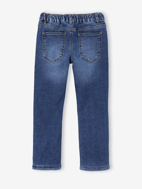 Jean doublé denim garçon stone - vertbaudet enfant 