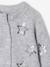 Girl's Christmas cardigan with sequin stars marl grey - vertbaudet enfant 