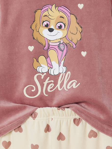 Girls' PAT PATROUILLE® pyjamas in velvet blush - vertbaudet enfant 