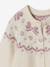 Girl's Christmas cardigan with jacquard patterns and sparkly details ecru - vertbaudet enfant 
