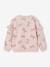Christmas Special Sweatshirt with Candy Cane Glittery Hearts & Ruffled Sleeves for Girls ecru+rosy - vertbaudet enfant 