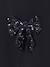 Christmas Sweatshirt with Sequinned Bow for Girls anthracite+red - vertbaudet enfant 
