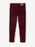 Slim Leg Corduroy Trousers for Boys bordeaux red+Tan - vertbaudet enfant 