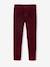Slim Leg Corduroy Trousers for Boys bordeaux red+Tan - vertbaudet enfant 